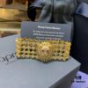 A Brand Monaco Lion Head Bold Bracelet, Retro Gold Bracelet, Elegant and High-End