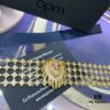 A Brand Monaco Lion Head Bold Bracelet, Retro Gold Bracelet, Elegant and High-End