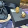 A's Monaco Golden Lion Ring for Women - Exotic Design, Minimalist Small Lion Decorative Index Finger Ring