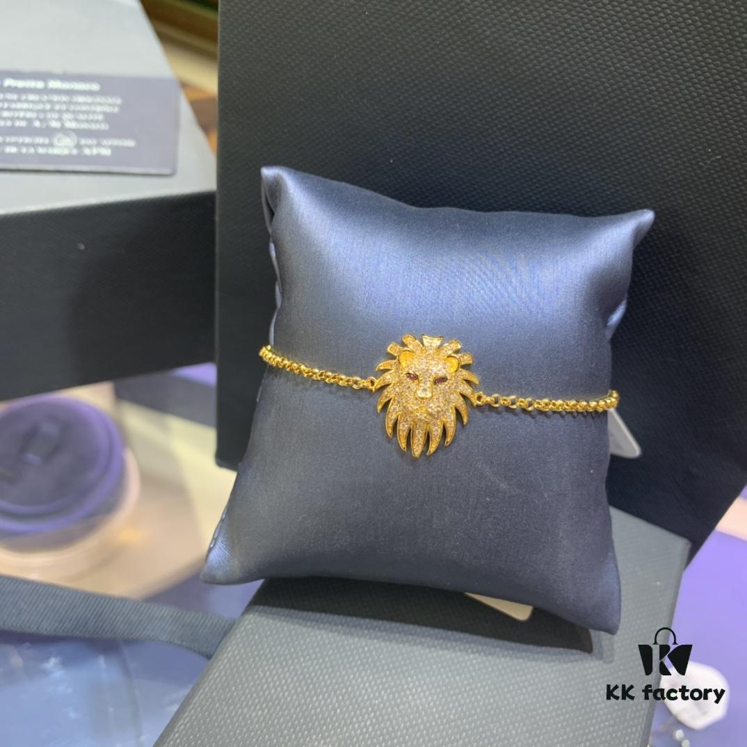 New Arrival A Monaco Constellation Leo Necklace and Bracelet for Women, Unique Fairy-like Leo Head Jewelry