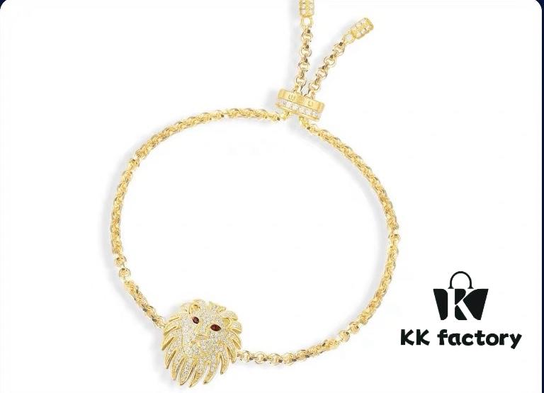 New Arrival A Monaco Constellation Leo Necklace and Bracelet for Women, Unique Fairy-like Leo Head Jewelry