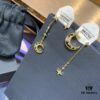 New Arrival A's Monaco Asymmetric Moon and Star Earrings, Dreamy Sweet Fairy-like Fashion Ear Drops
