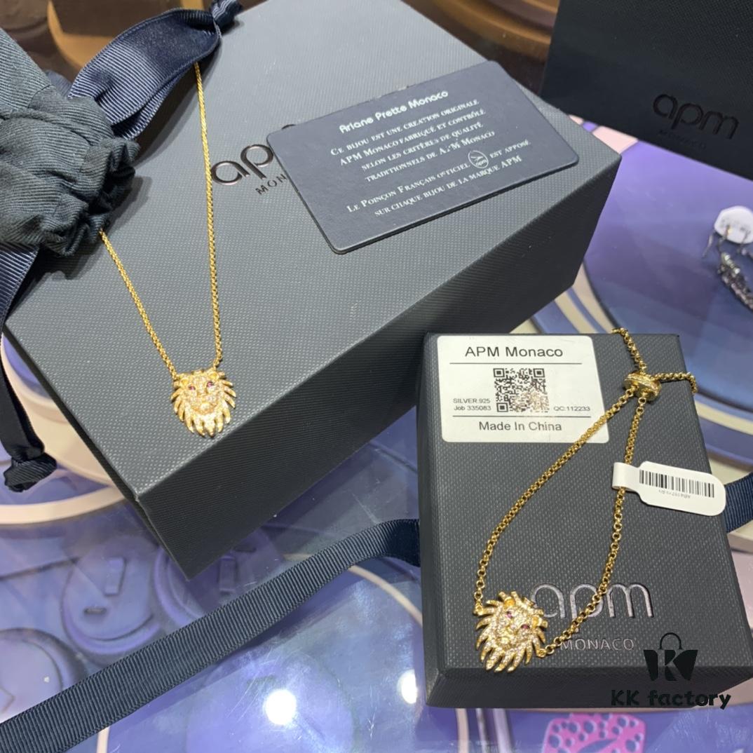 New Arrival A Monaco Constellation Leo Necklace and Bracelet for Women, Unique Fairy-like Leo Head Jewelry