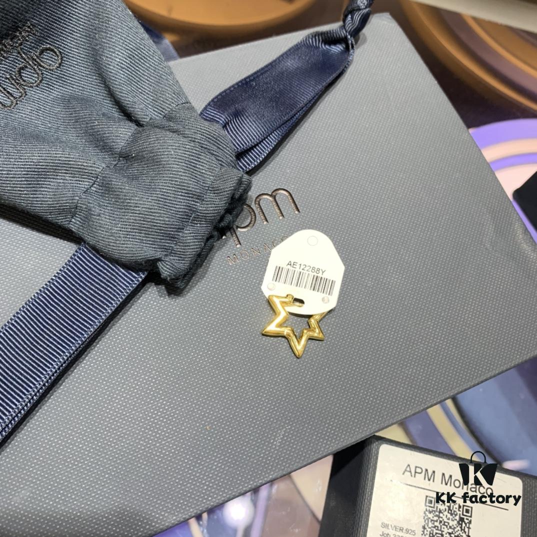 A Family Monaco Elegant Single Star Earring, Stylish and Versatile