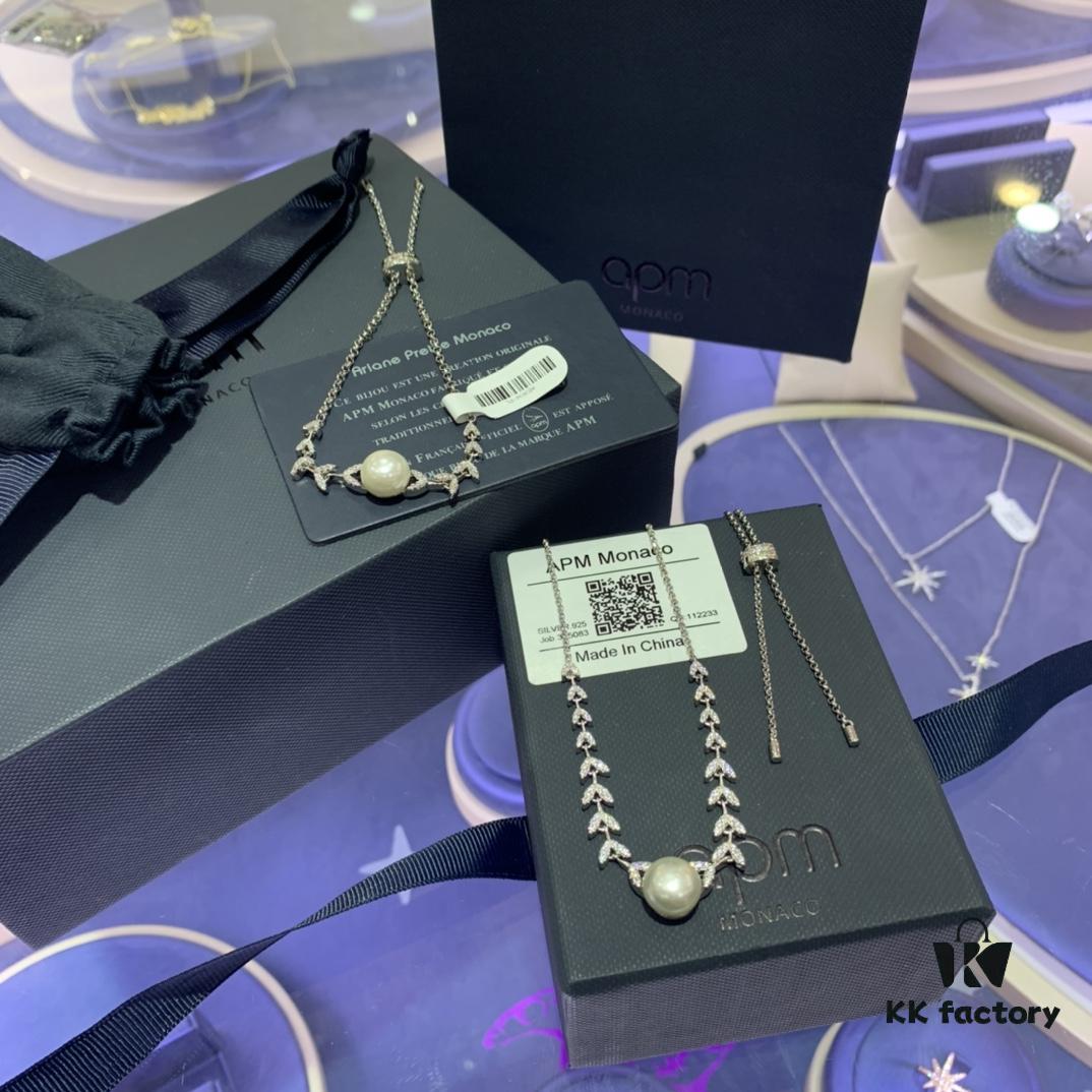 A's Monaco Pearl Wheat Necklace and Bracelet Set