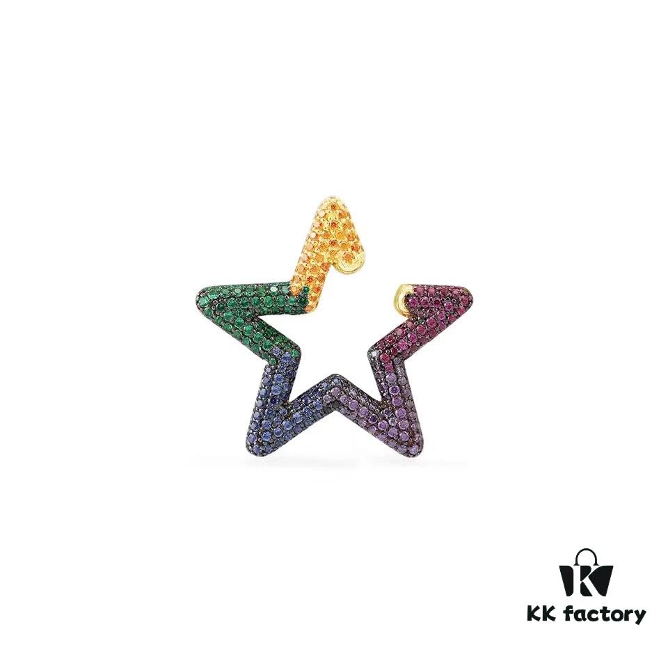 April New Arrival 💕💕 A Brand Monaco Single Star Cartilage Clip Earrings for Women, Romantic Celestial No-Piercing Ear Cuff Jewelry Gift for Girlfriend