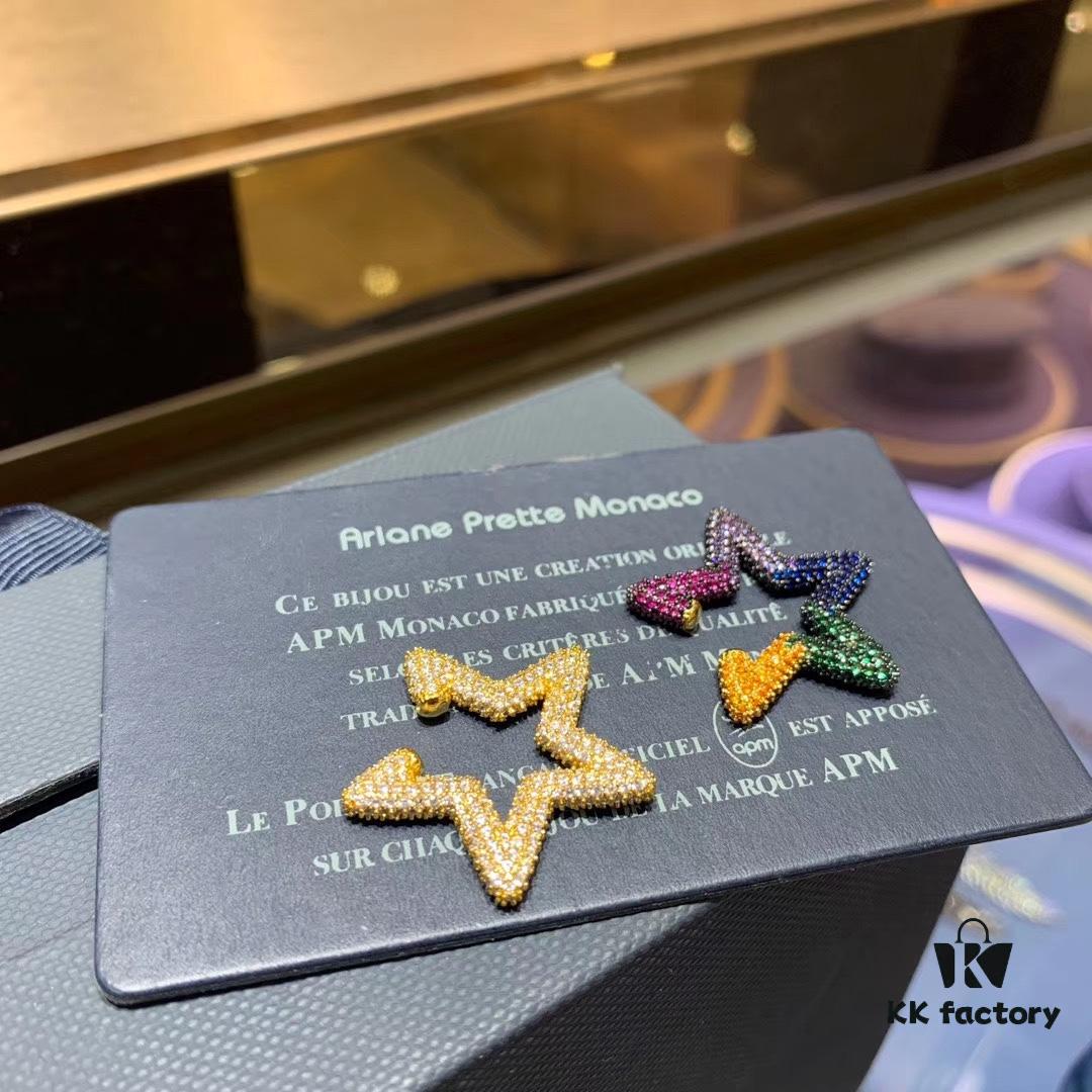 April New Arrival 💕💕 A Brand Monaco Single Star Cartilage Clip Earrings for Women, Romantic Celestial No-Piercing Ear Cuff Jewelry Gift for Girlfriend
