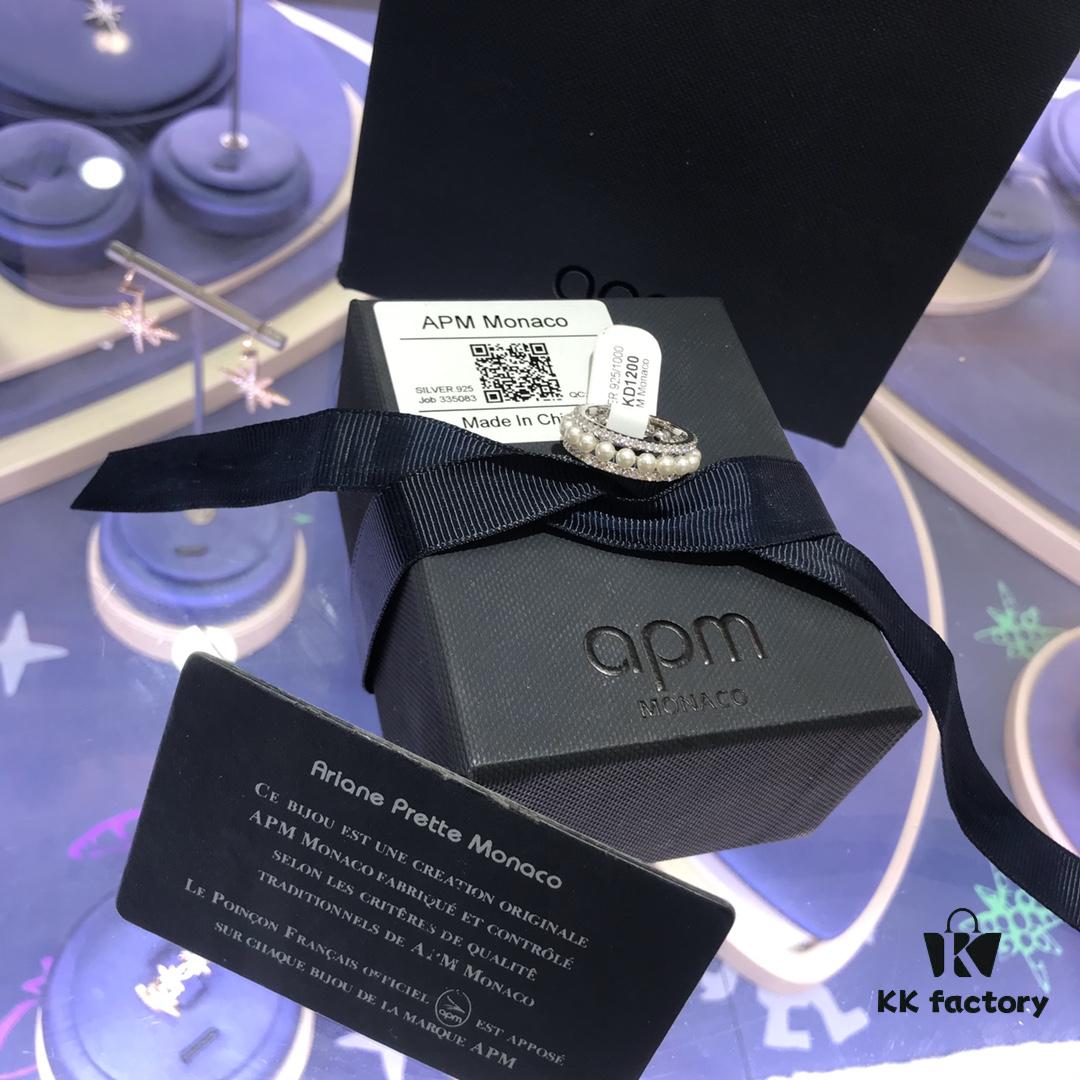 New Arrival 💕💕 A's Monaco Diamond-Encrusted Pearl Ring, Casual and Versatile Style, Perfect Gift for Her on 520