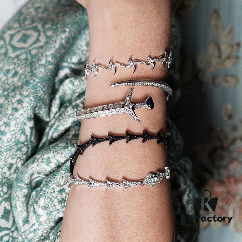 A Family Monaco European and American Style Unique Dragon Tail Bracelet, Ins Minimalist Design, Perfect Gift for Girlfriend or Bestie