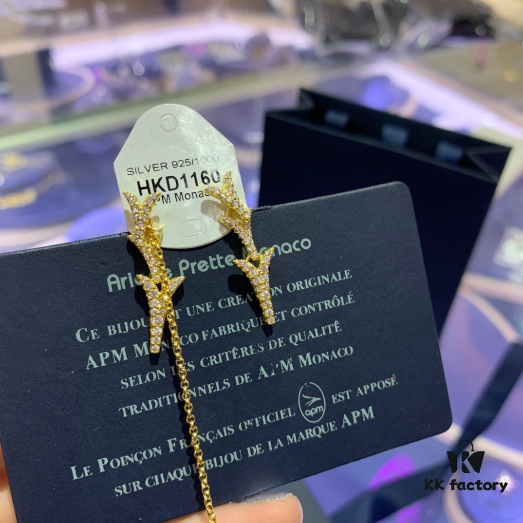 A Brand Monaco Asymmetrical Dragon Tail Ear Cuff with Earrings, Rock-style Unique Statement Drop Earrings for Women