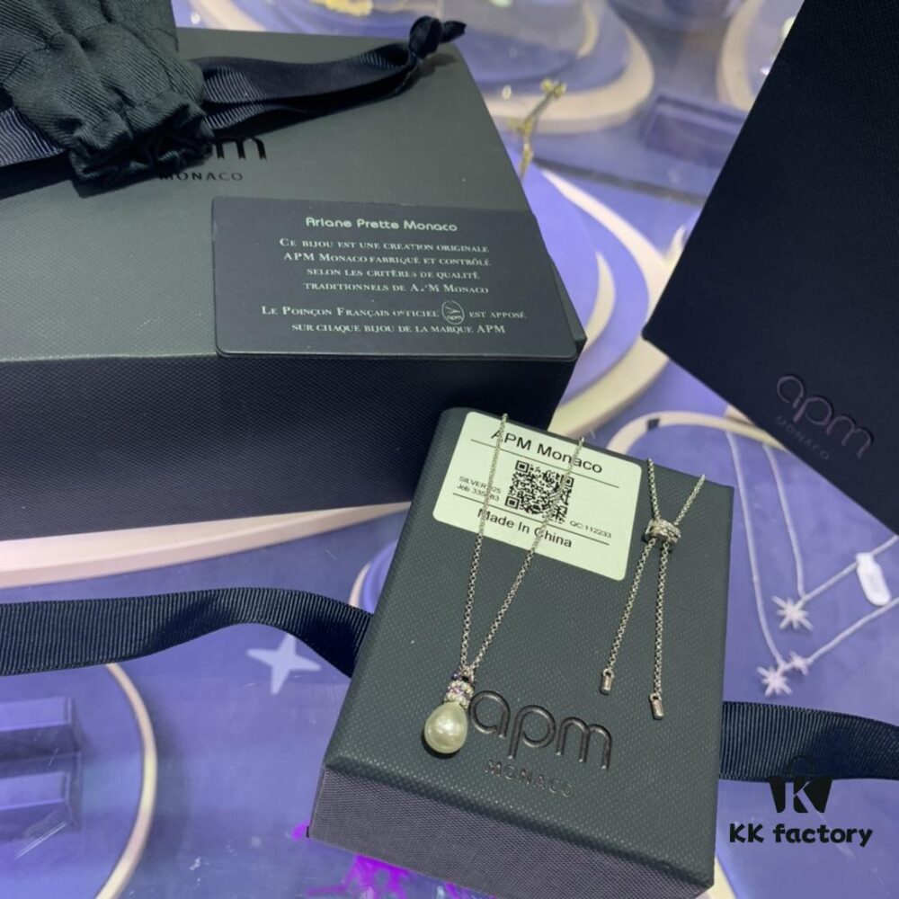 A Monaco New Style Pearl Necklace Simple and Fashionable Trendy Versatile