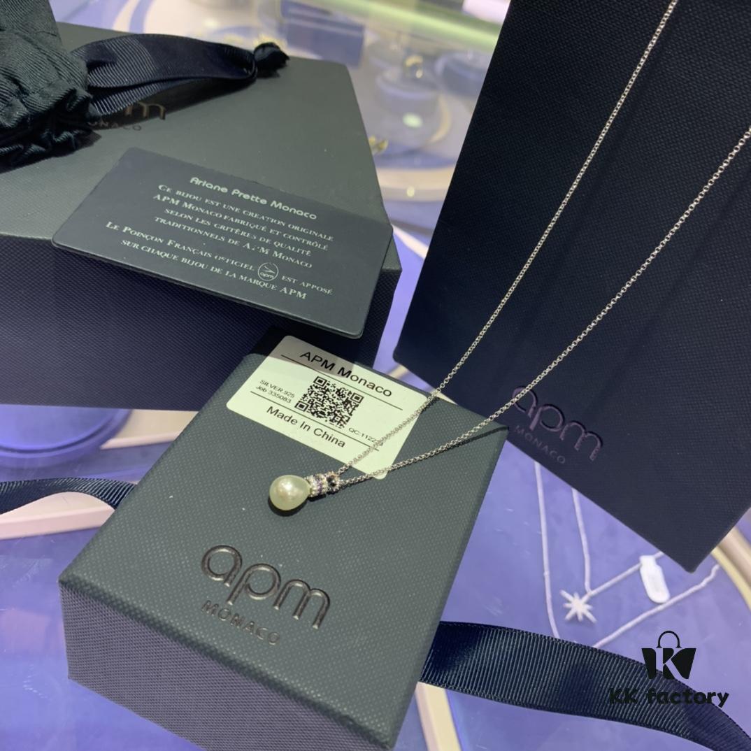 A Monaco New Style Pearl Necklace Simple and Fashionable Trendy Versatile