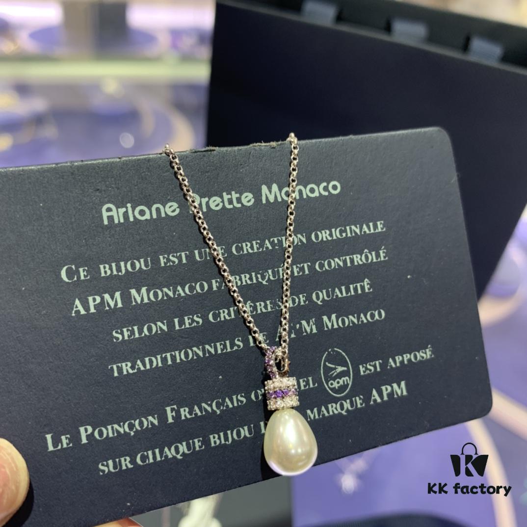 A Monaco New Style Pearl Necklace Simple and Fashionable Trendy Versatile