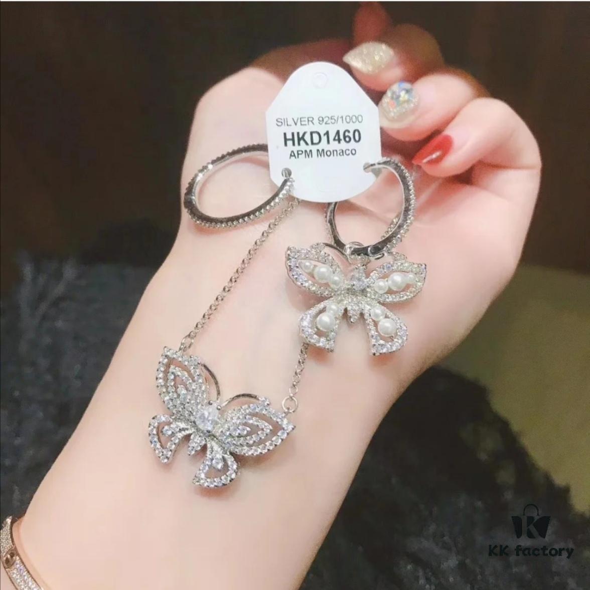 A Family Pearl Mother-of-Pearl Butterfly Set