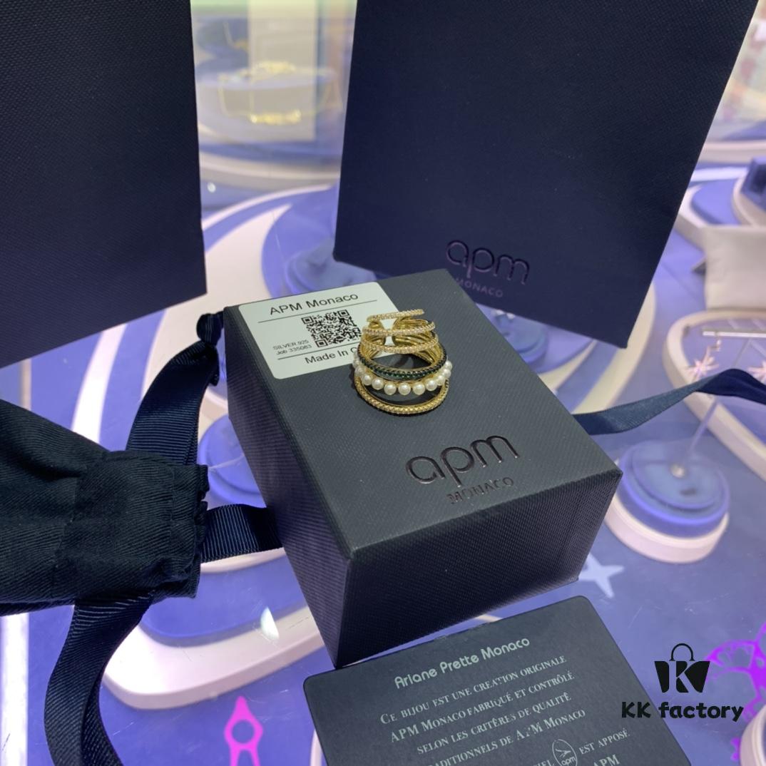 A Family Monaco Multi-strand Pearl Ear Clips