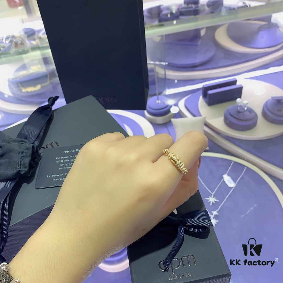 A Brand Monaco 'Fortune Rotation' Ring for Women, Rose Gold New Moving Design, Index Finger Ring for Best Friends and Couples, Gift for Girlfriend