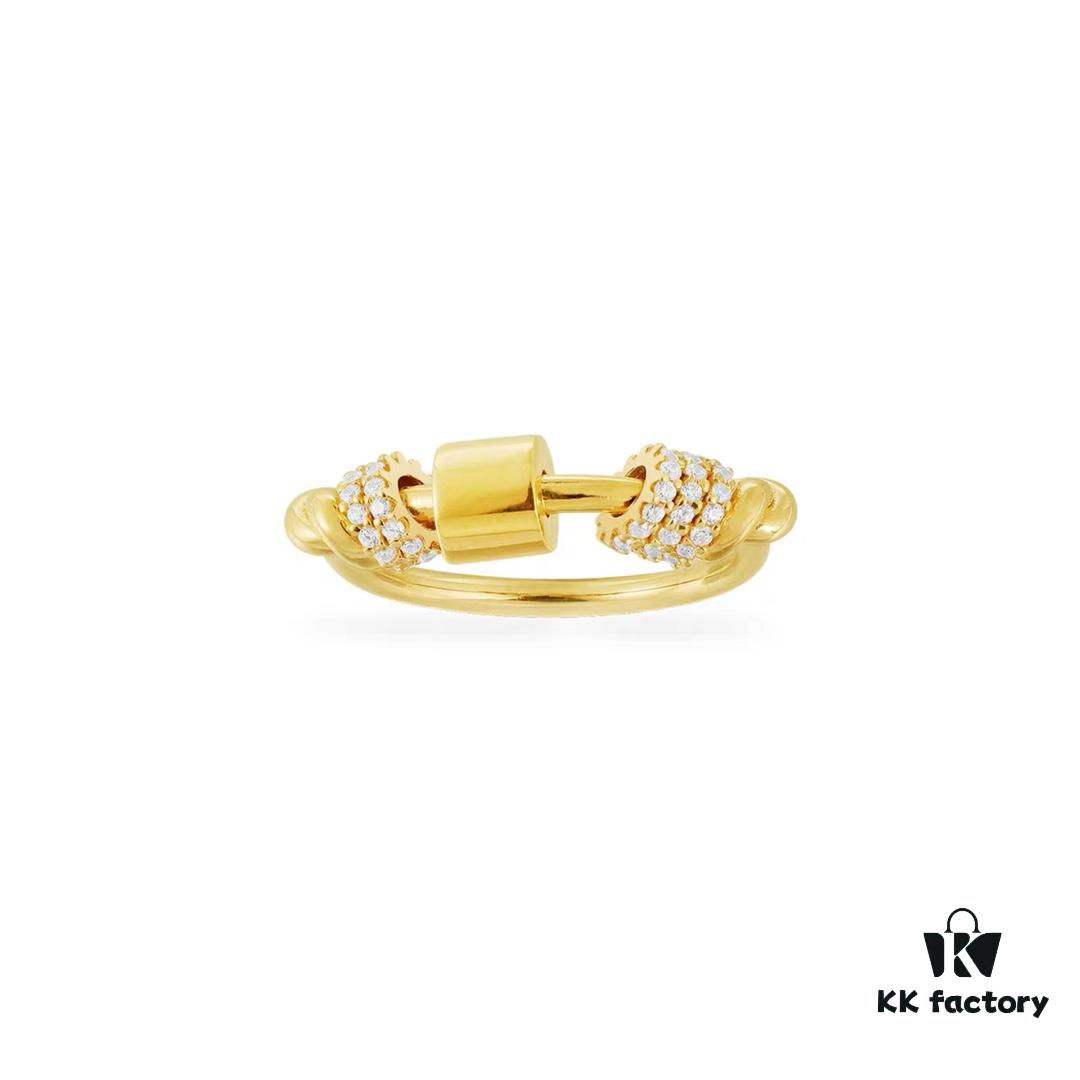 A Brand Monaco 'Fortune Rotation' Ring for Women, Rose Gold New Moving Design, Index Finger Ring for Best Friends and Couples, Gift for Girlfriend