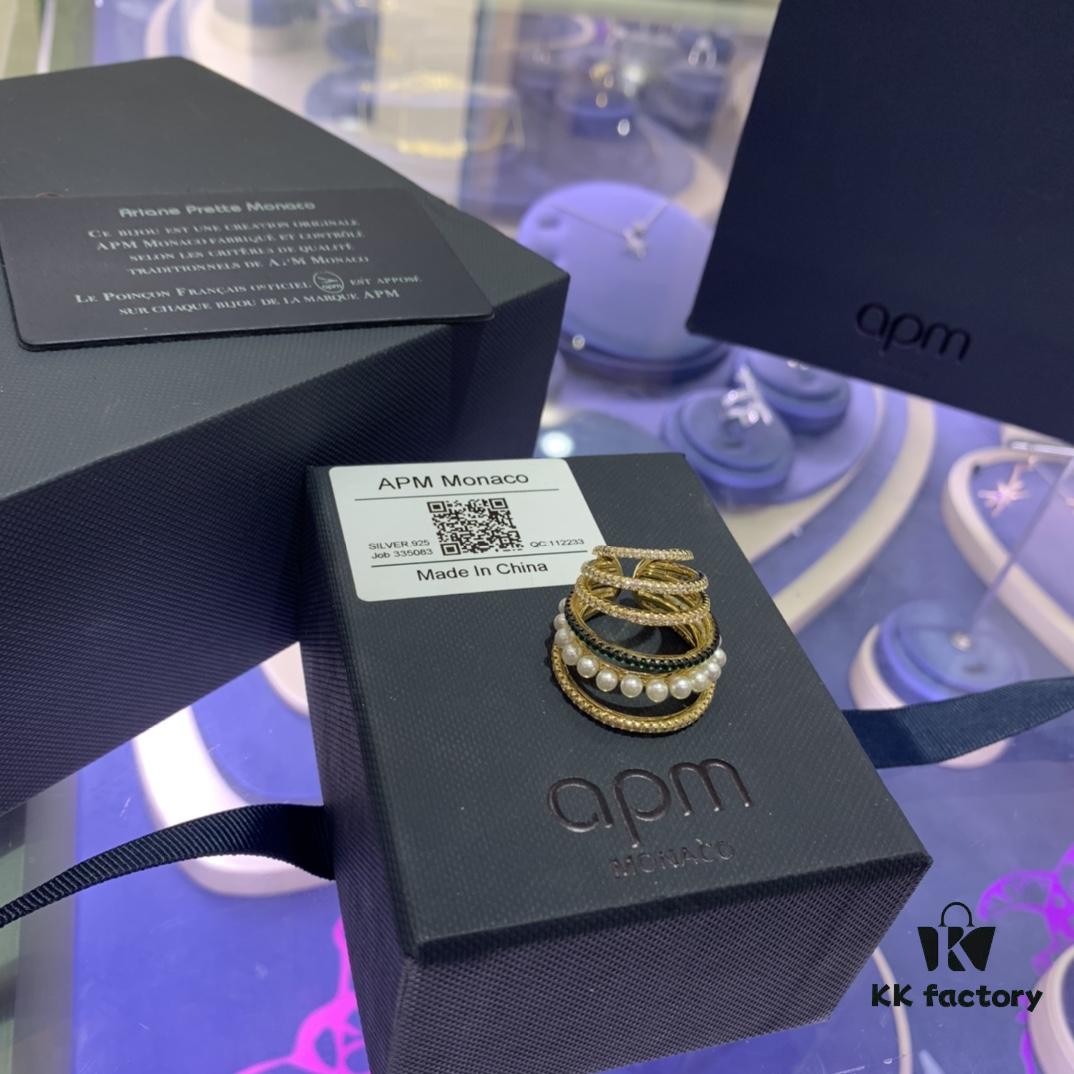 A Family Monaco Multi-strand Pearl Ear Clips