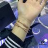 A Monoco Rose Gold Triple Ring Bracelet