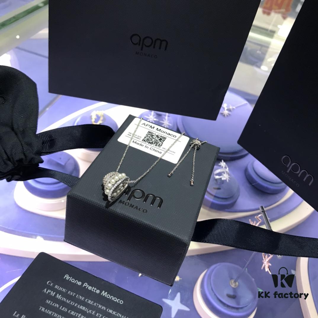 A Family Monaco Multi-Layer Decorative Pearl Waistline Necklace for Women, Elegant Fashion Choker Silver Neck Chain