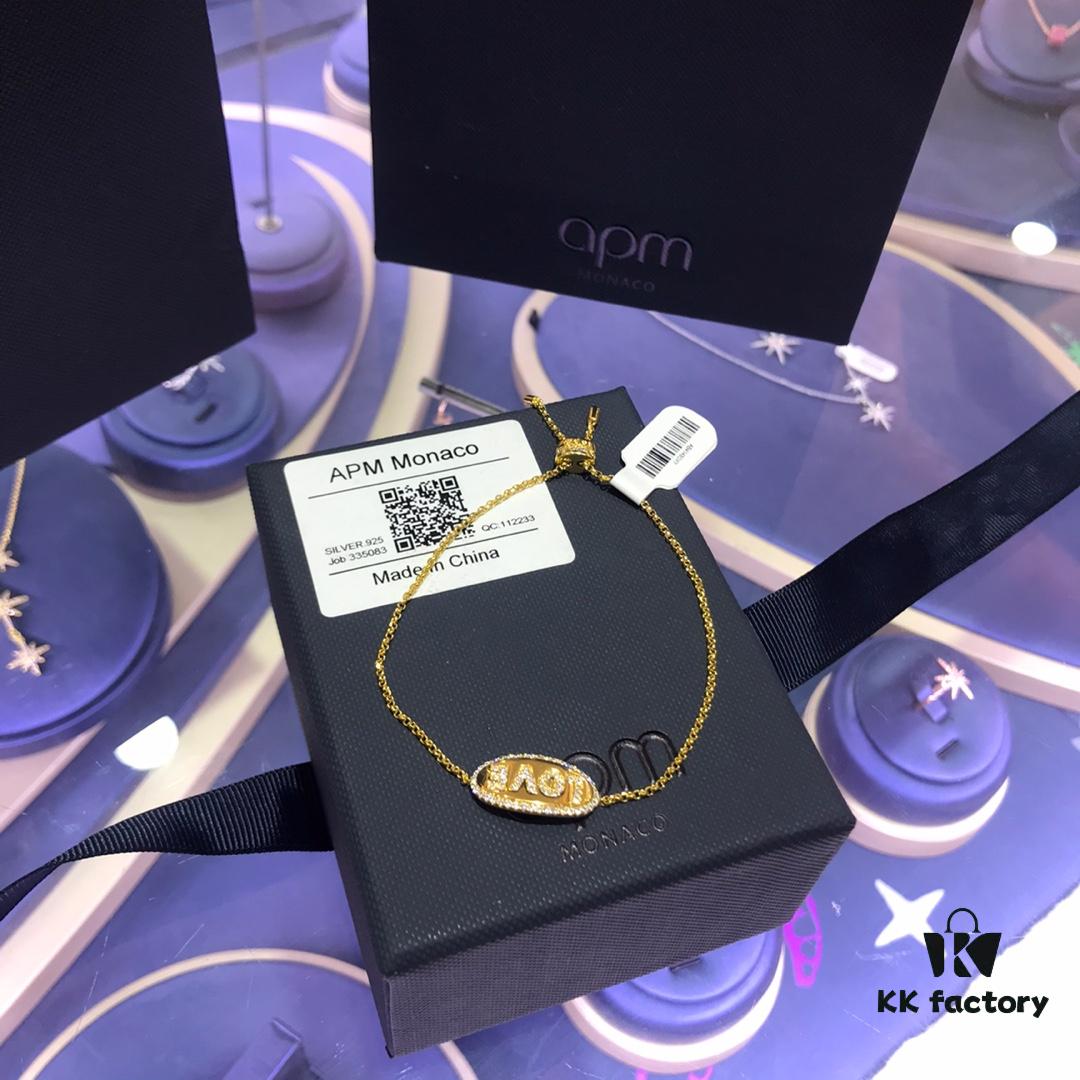 A Family Monaco LOVE Couple's Declaration Letter Bracelet for Women, 2020 New Trendy Gift for Girlfriend