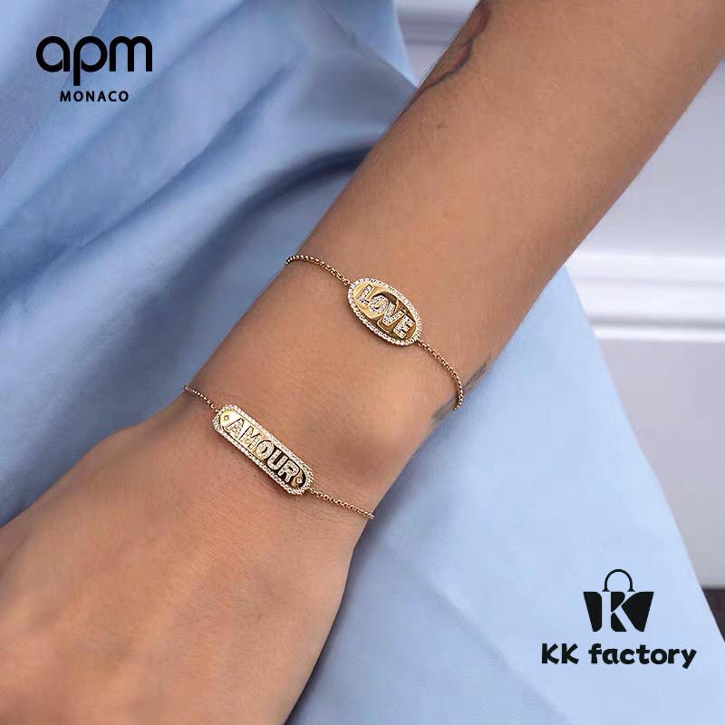 A Family Monaco LOVE Couple's Declaration Letter Bracelet for Women, 2020 New Trendy Gift for Girlfriend