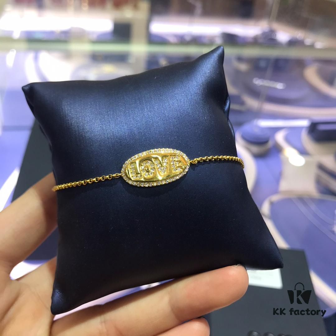 A Family Monaco LOVE Couple's Declaration Letter Bracelet for Women, 2020 New Trendy Gift for Girlfriend