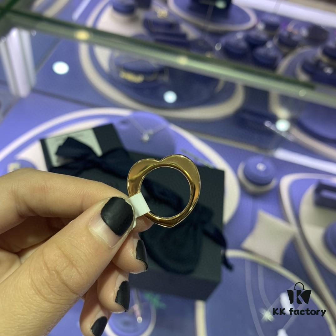 A Family Monaco Sweet Heart-Shaped Ring for Women, 2020 New Trendy Couple's Index Finger Ring, Gift for Girlfriend