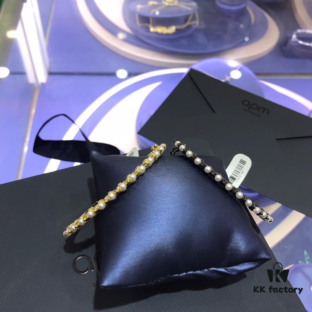 A Family Monaco Rivet Pearl Bracelet for Women, Unique Minimalist Design Jewelry for Friends and Couples