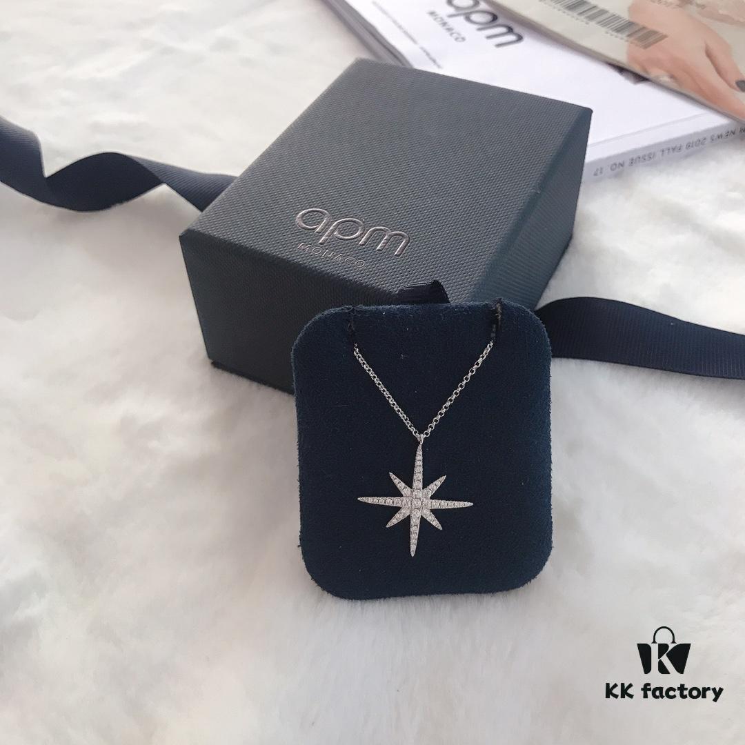 A Brand Monaco Flag Necklace and Stud Earrings Set - Newly Released 💗