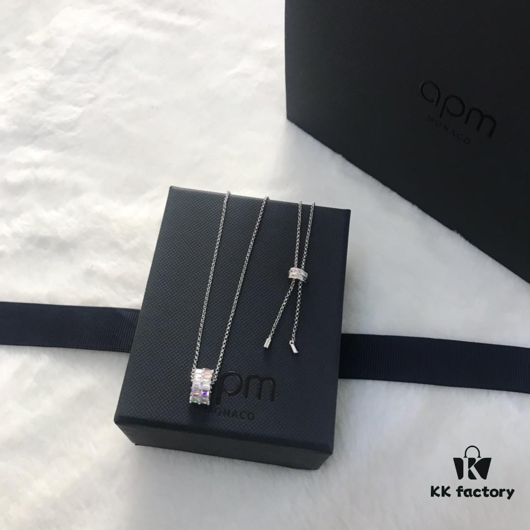 A Brand Monaco Cylindrical Round Necklace and Earrings Set - Newly Released 💗