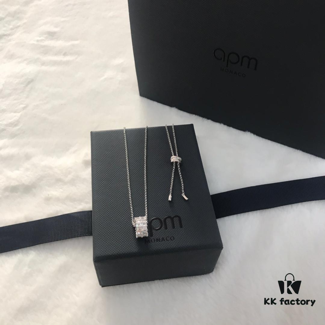 A Brand Monaco Cylindrical Round Necklace and Earrings Set - Newly Released 💗