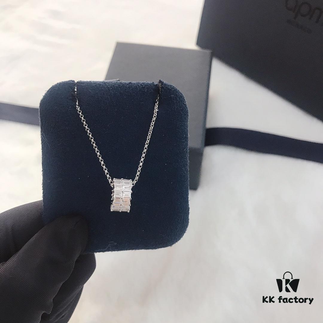 A Brand Monaco Cylindrical Round Necklace and Earrings Set - Newly Released 💗