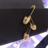 A's Monaco Golden Pin Earrings, December New Arrival