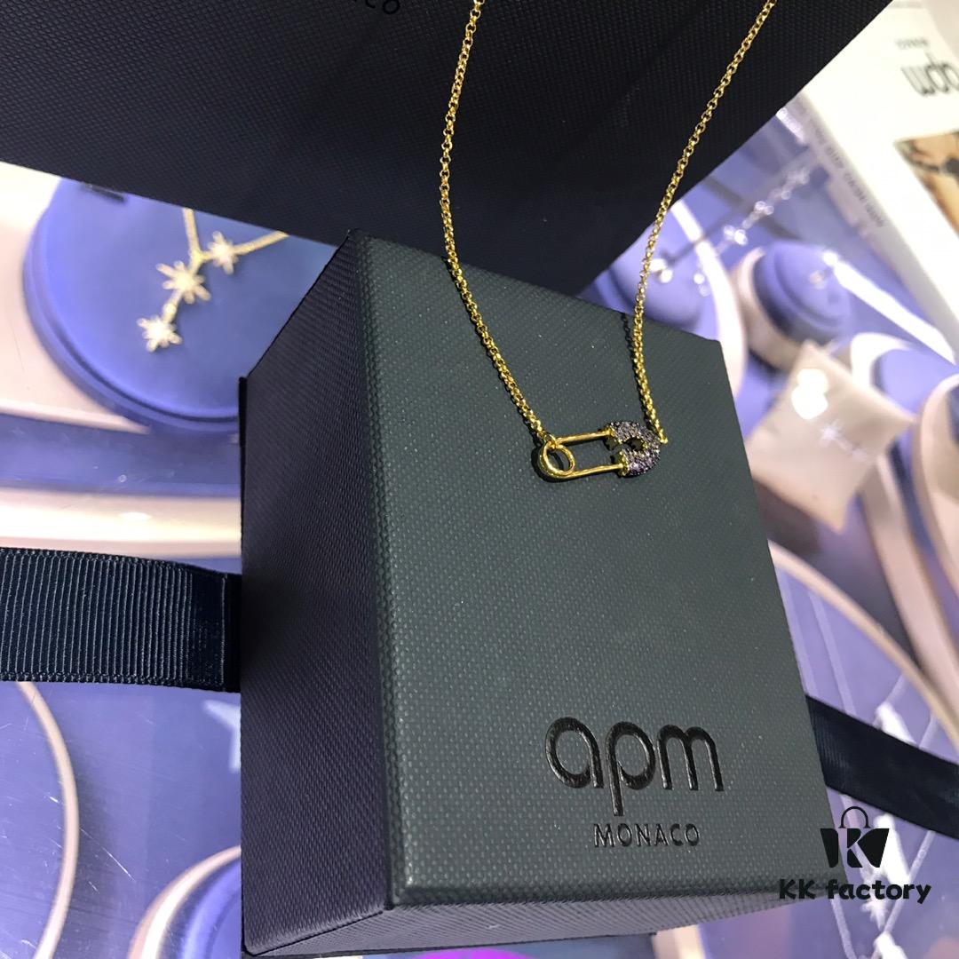 January New Arrival💗 A's Monaco Purple Brick Pin Necklace 8345085