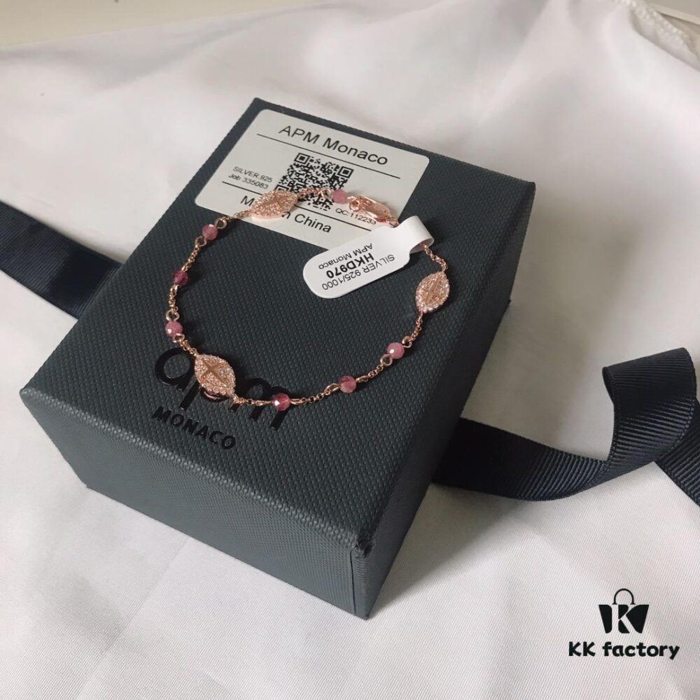 APM Monaco Bracelet for Women, Cute Beaded Bracelet with Minimalist Design, Ideal Girlfriend Gift