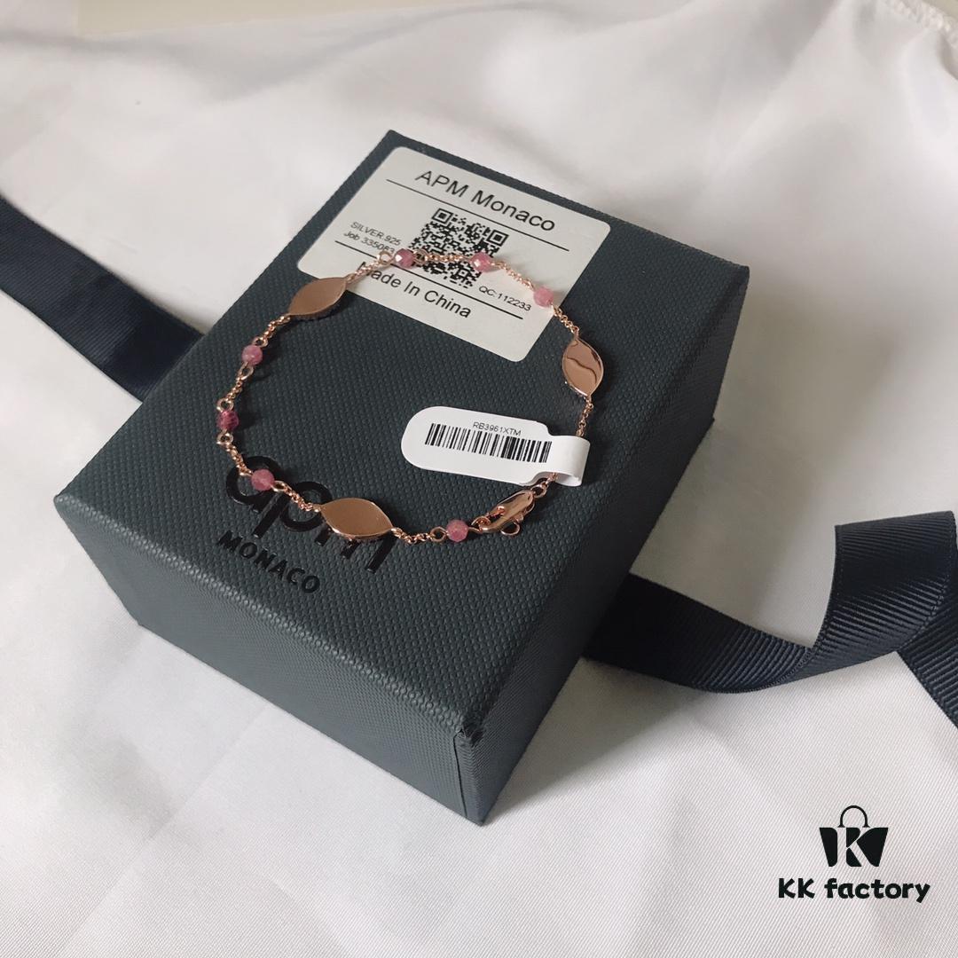 APM Monaco Bracelet for Women, Cute Beaded Bracelet with Minimalist Design, Ideal Girlfriend Gift