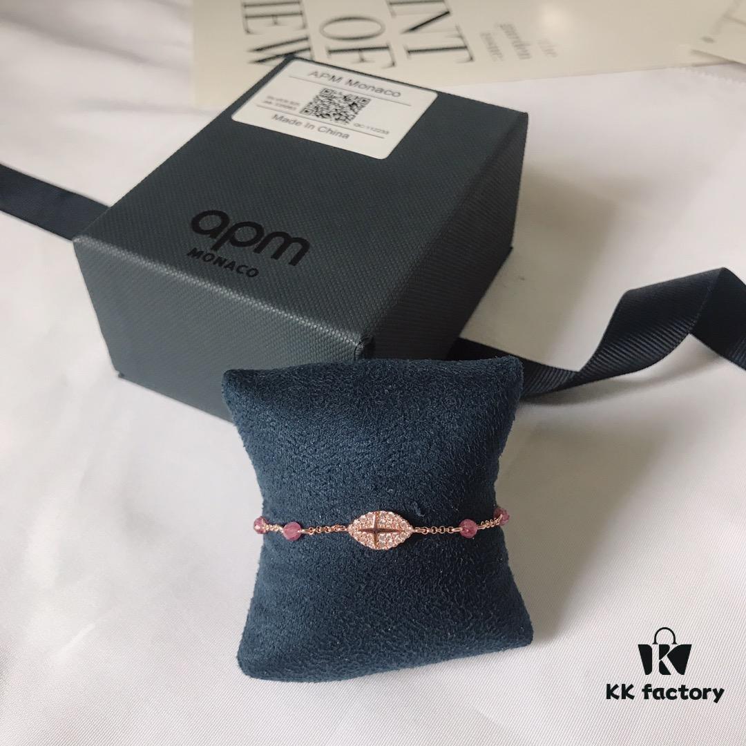 APM Monaco Bracelet for Women, Cute Beaded Bracelet with Minimalist Design, Ideal Girlfriend Gift