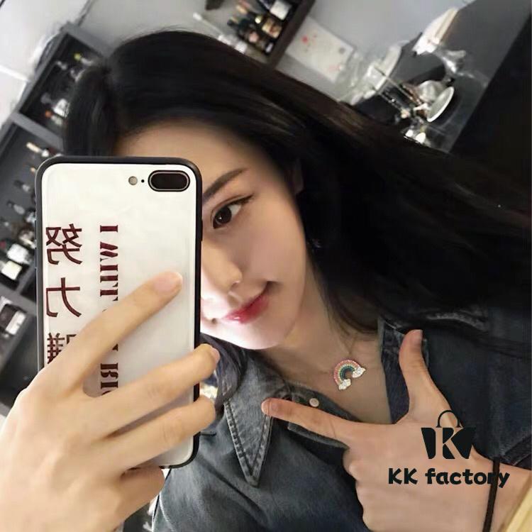 APM Monaco Rainbow Necklace and Earrings Original Set