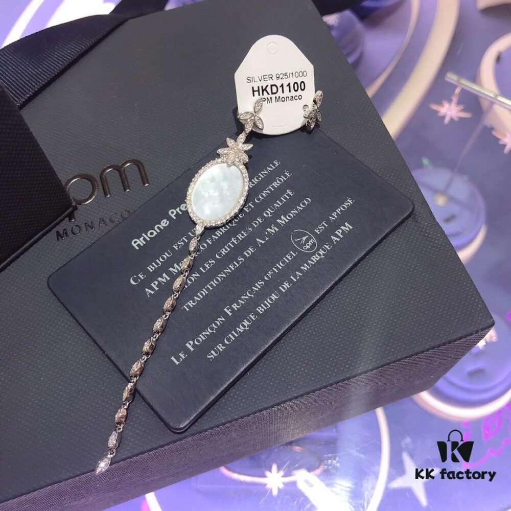 APM Monaco Flower Stud Earrings - December New Arrival