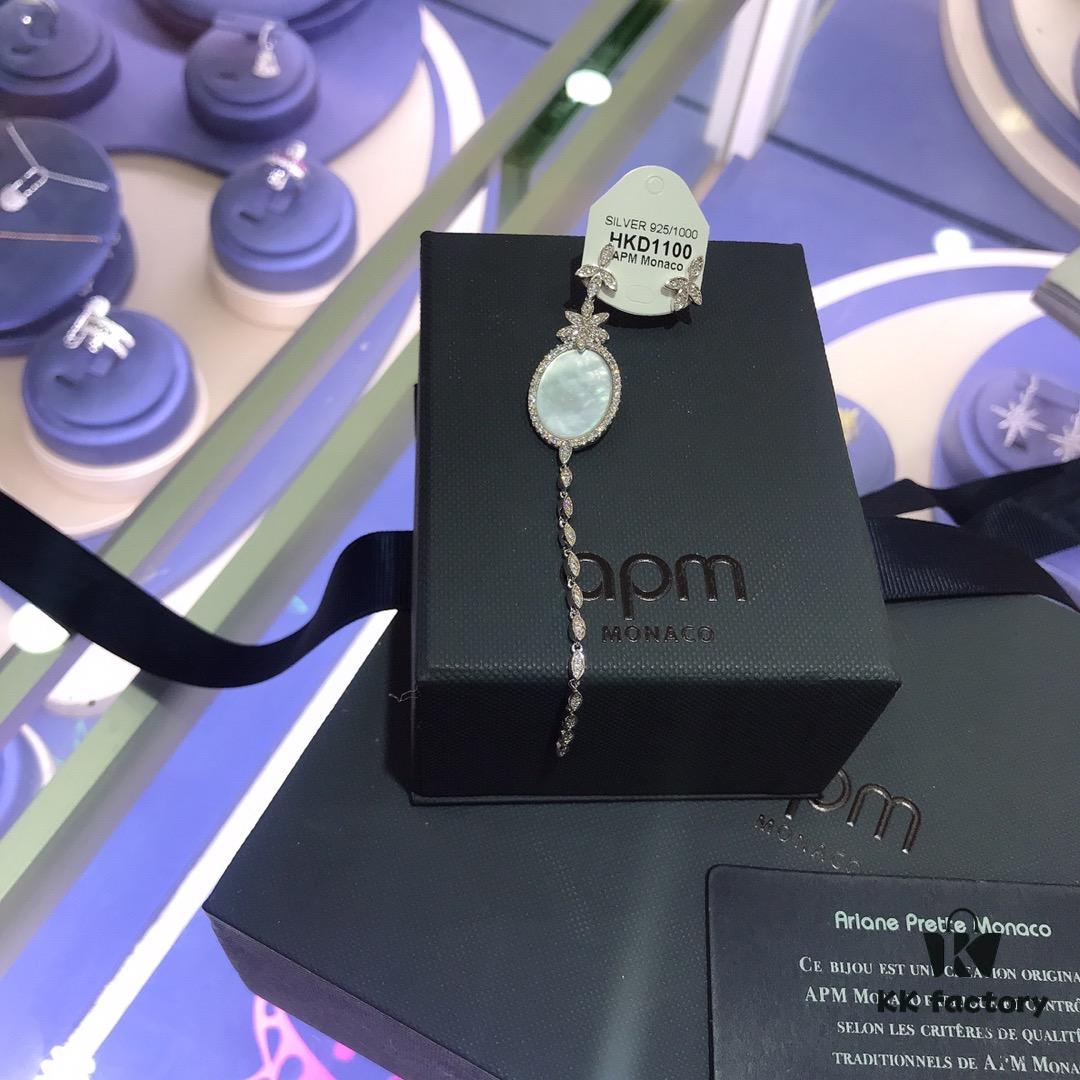 APM Monaco Flower Stud Earrings - December New Arrival