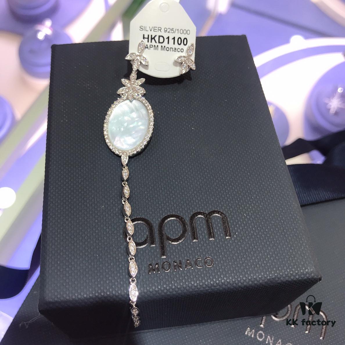 APM Monaco Flower Stud Earrings - December New Arrival