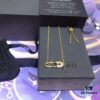 APM Monaco Gold-Tone Pin Necklace and Bracelet Set