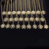APM Monaco High-Quality 26 Letter Necklace for Women, Round Pendant Sweater Accessory, Stylish and Versatile Design