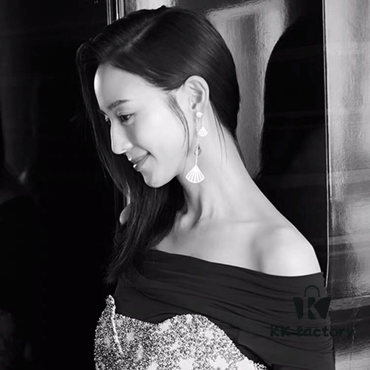 A🎉Celebrate Christmas🎉 Original Set Newly Launched💗 APM Monaco Fan Pendant Necklace and Earrings