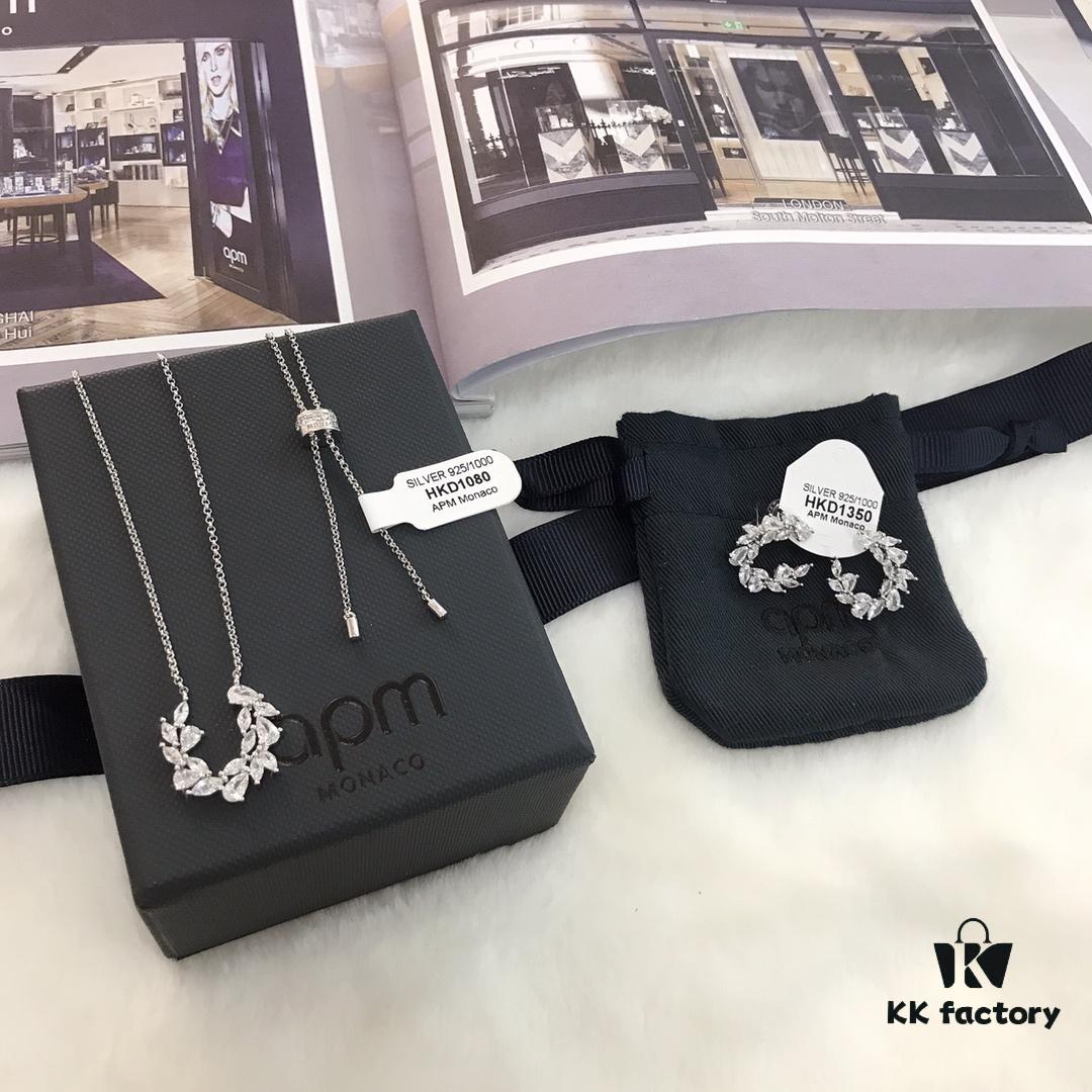 Newly Released Original Set 💗 APM Monaco Wheat Necklace and Earrings