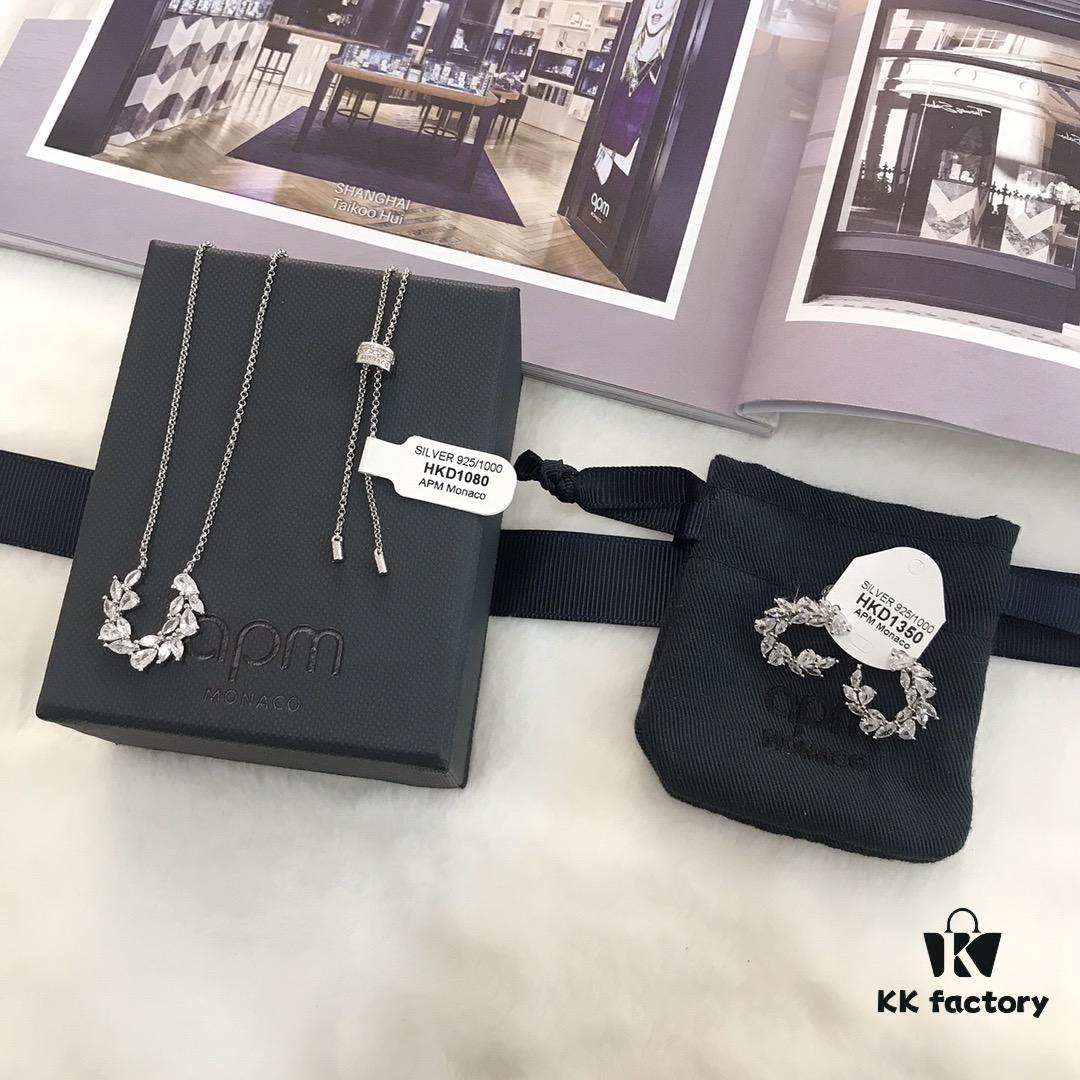 Newly Released Original Set 💗 APM Monaco Wheat Necklace and Earrings