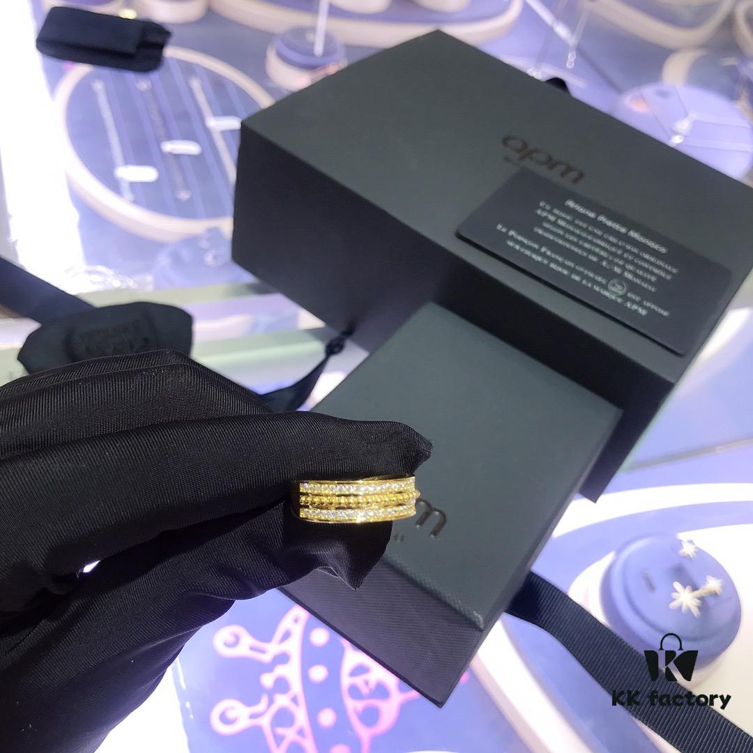 APM Monaco Three-Circle Design Ring - December New Arrival
