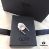 APM Monaco Exquisite Flower Earrings, Elegant and Minimalist Curved Design