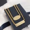 APM Monaco French-style Luxury Rose Gold Amour Letter Pendant Necklace - Christmas Set